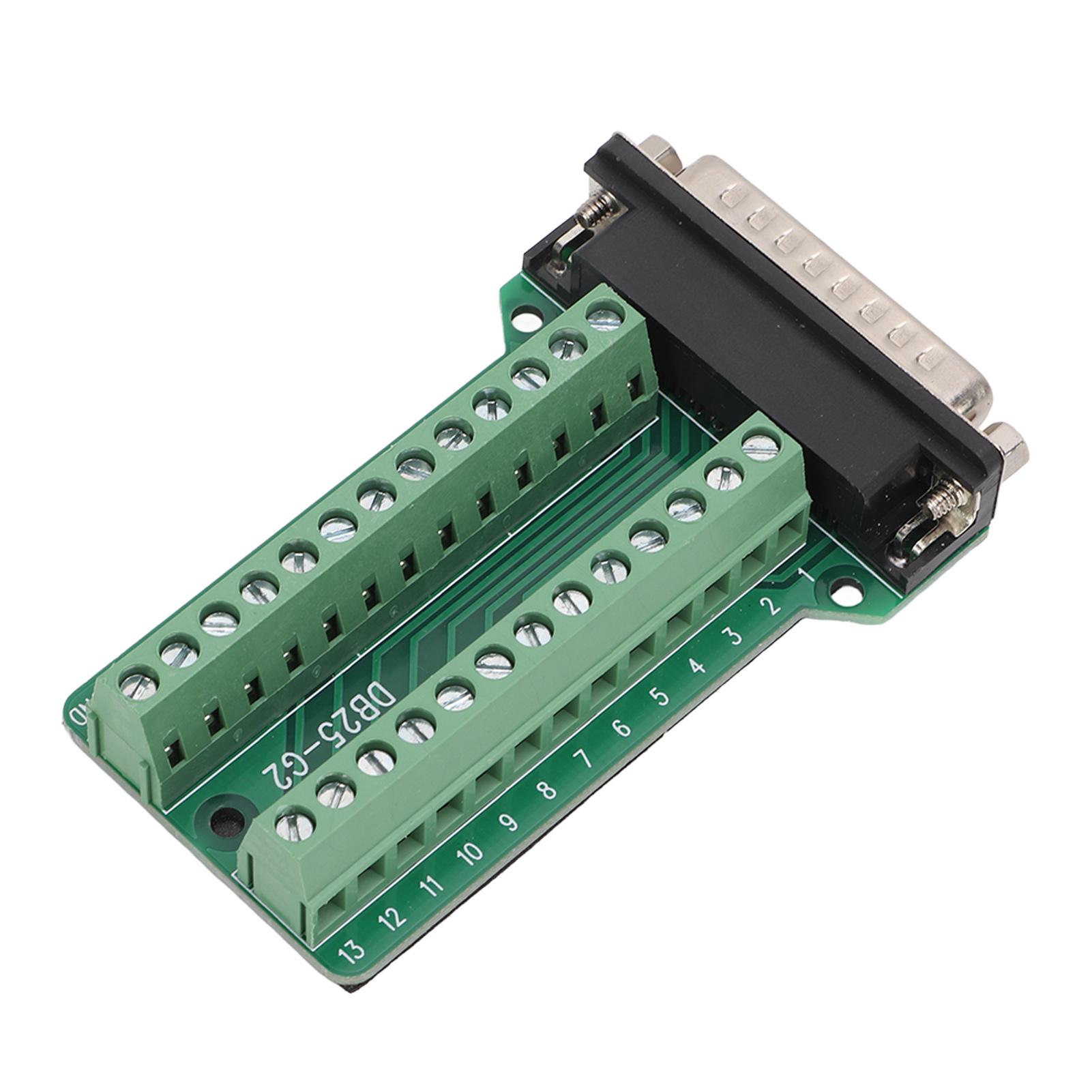 

25Pin Terminal Block Connector Signal Module Screw Type PCB Terminal Board for Communication