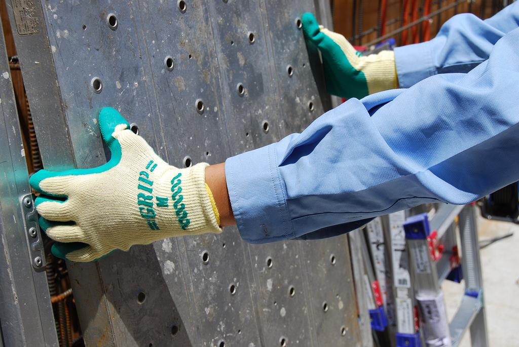 Showa Handskar 310 Grip 5 Par [5-pack] Nej. (Mjuk typ) Grön, Medium,