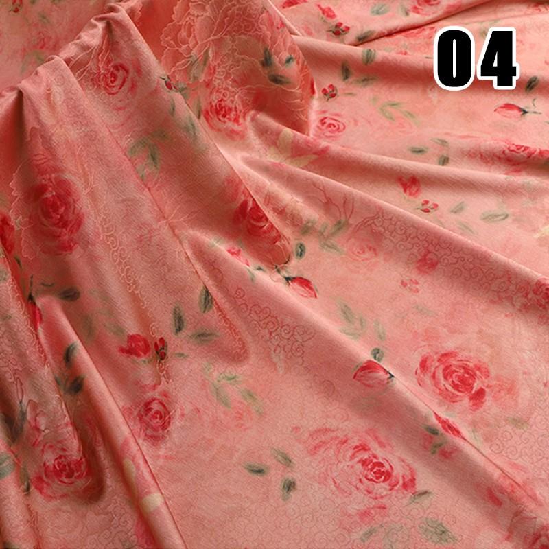50x150cm Simulated Silk Fafric Fragrant Cloud Yarn Gauze Material DIY Cheongsam Hanfu Dress Sewing Polyester Material
