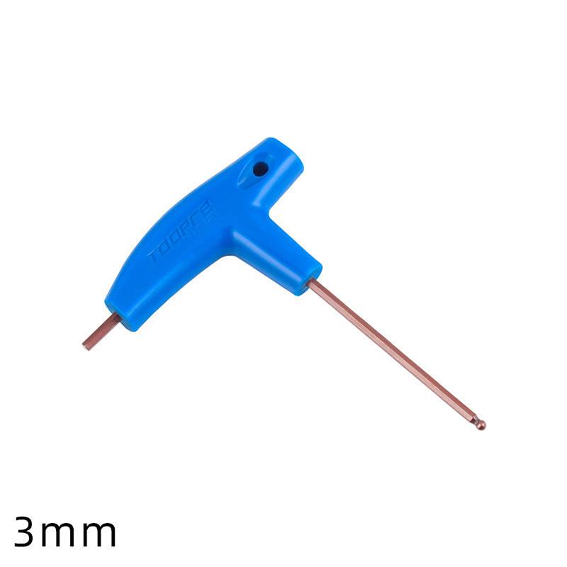 

T25 3/4/5/6MM велосипедный шестигранный ключ гаечный ключ T-типа полипропиленовая пластиковая ручка с двумя концами многофункциональные инструменты для ремонта велосипеда