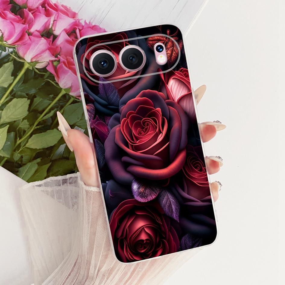 6.55" For Honor 500 5G Case Fashion Flower Bowknot Soft Slim Silicone Phone Cover For Honor 500 Pro Funda MEY-AN00 Honor500 Capa