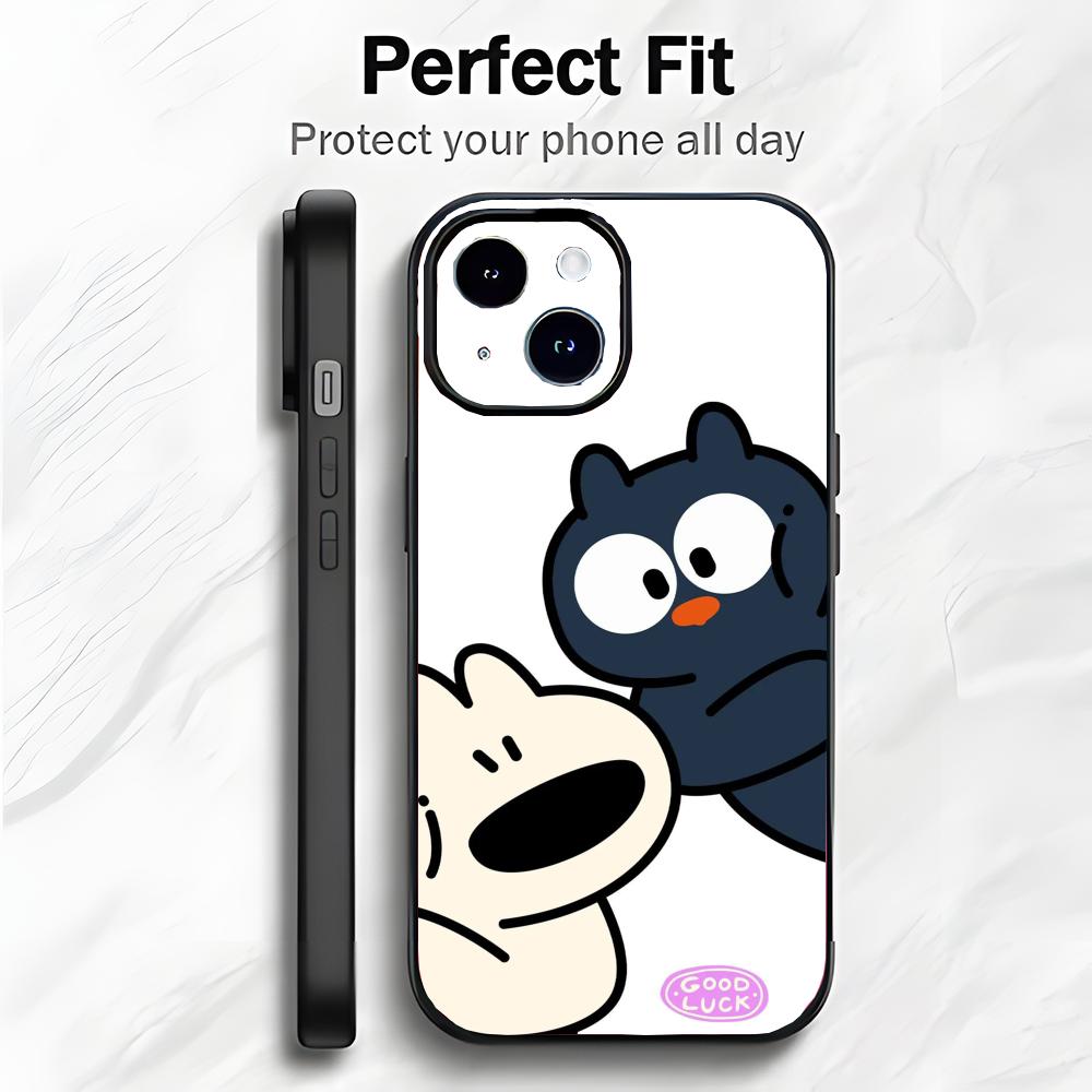 

Simple Clean Design Fresh Cute Art Phone Case Phone Case Soft Packaging Lightweight For iPhone17 16 15 14 13ProMax iphone12promax