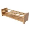 Bartender Kit Stand Large Capacity Space Saving Bamboo Wood Bartending Tool Storage Holder for Bar Home