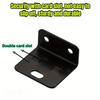 4 Pair Metal Fixing Buckle Two in One Insert Furniture Laminate L Shaped 90 Degree Connector Bracket Hardware Easy Install Home
