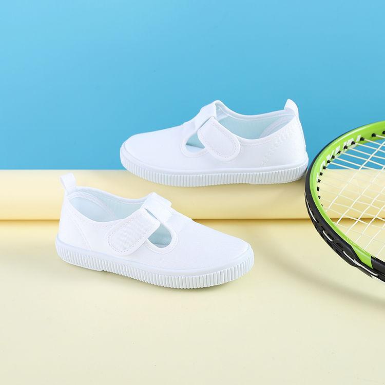 New children's canvas shoes canvas shoes, little white shoes, the same canvas shoes for men and women