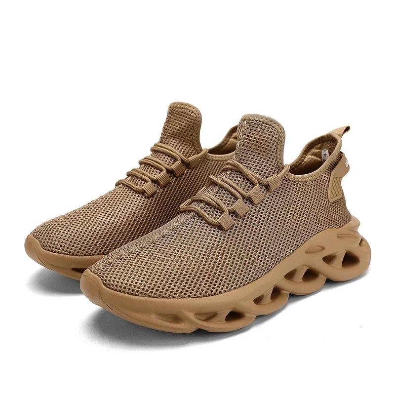 Sommer-Sneaker für Herren, Laufsportschuhe, Outdoor-Mesh-Wanderschuhe, leichte und atmungsaktive Sneaker für Herren, Trainingsschuhe