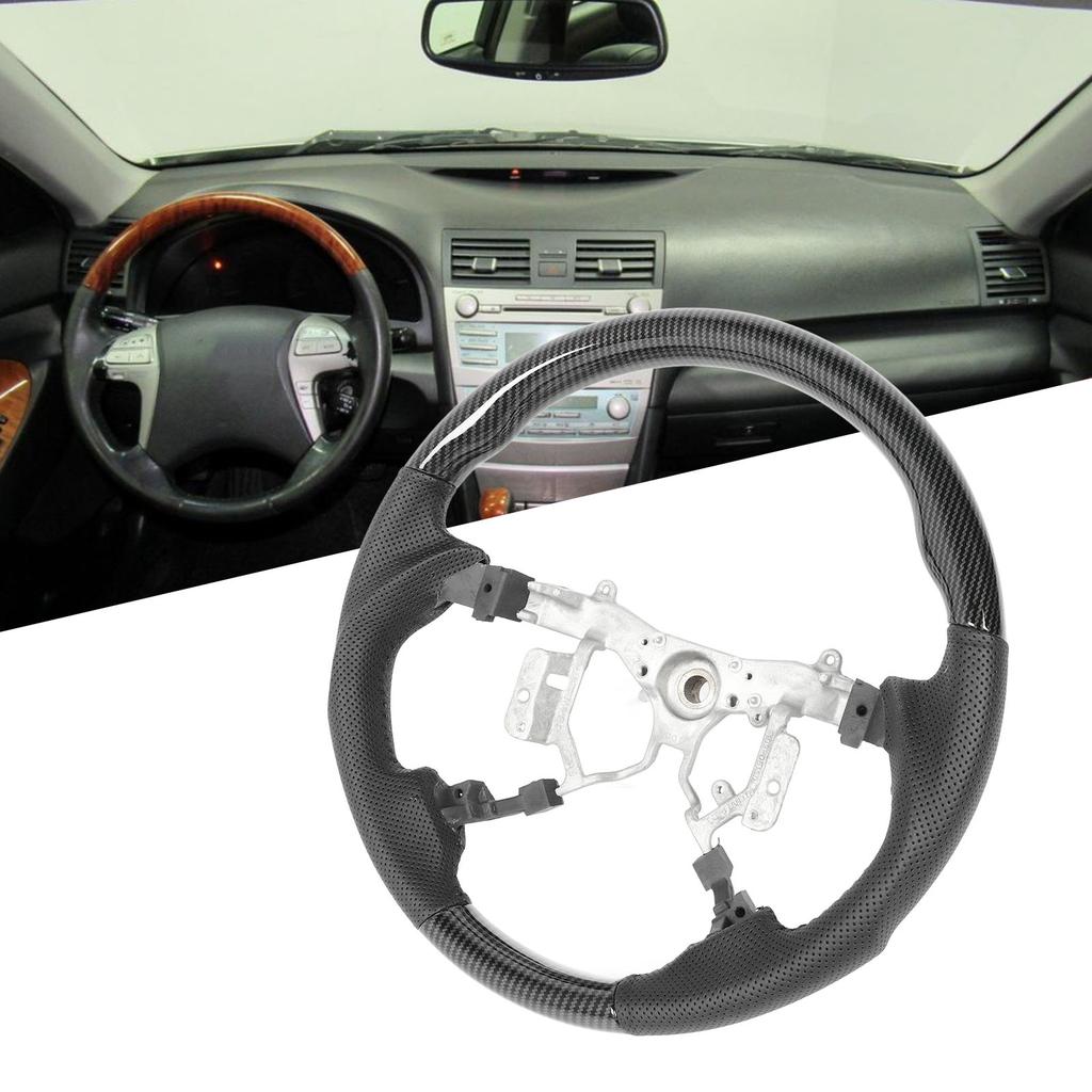 Hydro Dip Steering Wheel Perforated Leather Replacement For   XV40   Previa 2007 to 2011