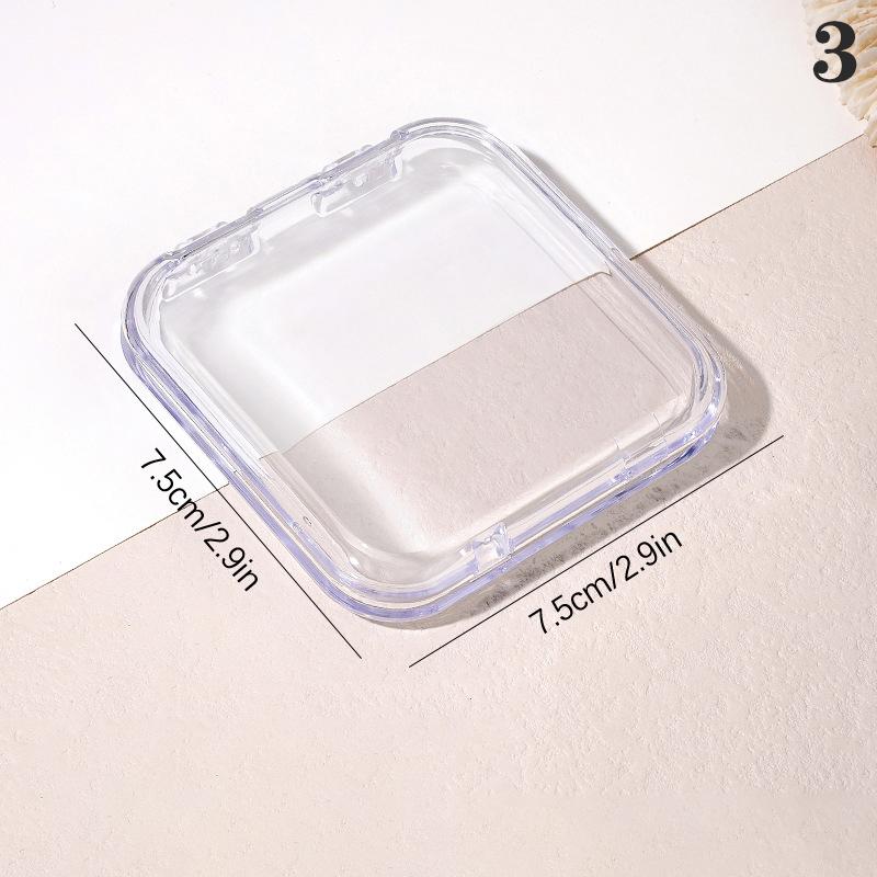 

Коробка для хранения пуховок для макияжа, стойка для хранения яиц для макияжа, прозрачный держатель для пуховок на воздушной подушке, настольный органайзер as the picture