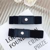 Adjustable Elastic No Buckle Belt Buckle Free Comfortable Stretch Waistband Invisible for Jeans Dresses Work and Casual Wear