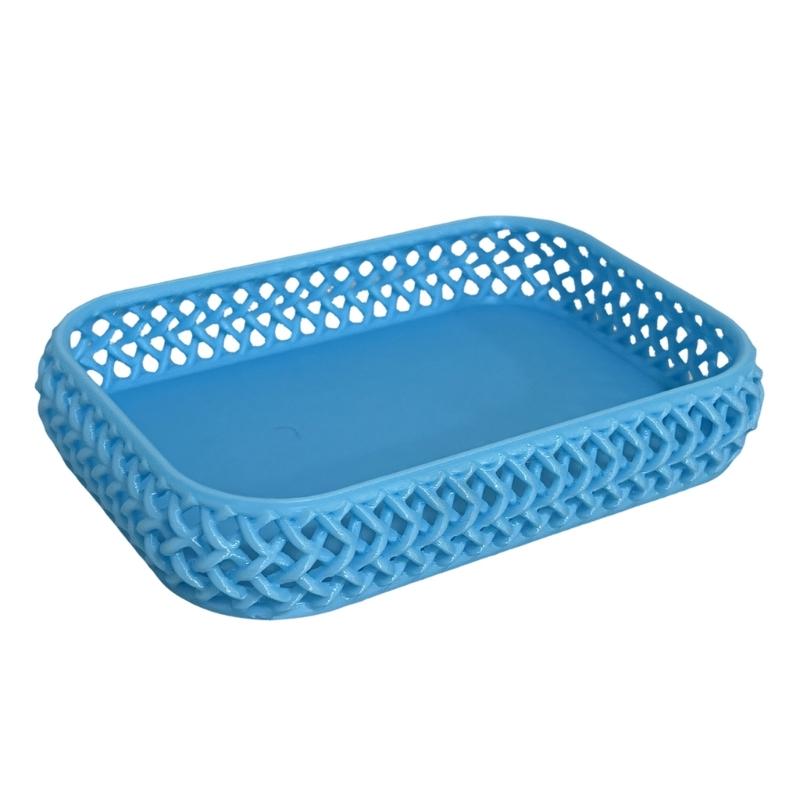 Stylish Multifunctional Organizer Tray Perfect For Home Office Decoration Plastic Storage Basket For Small Items