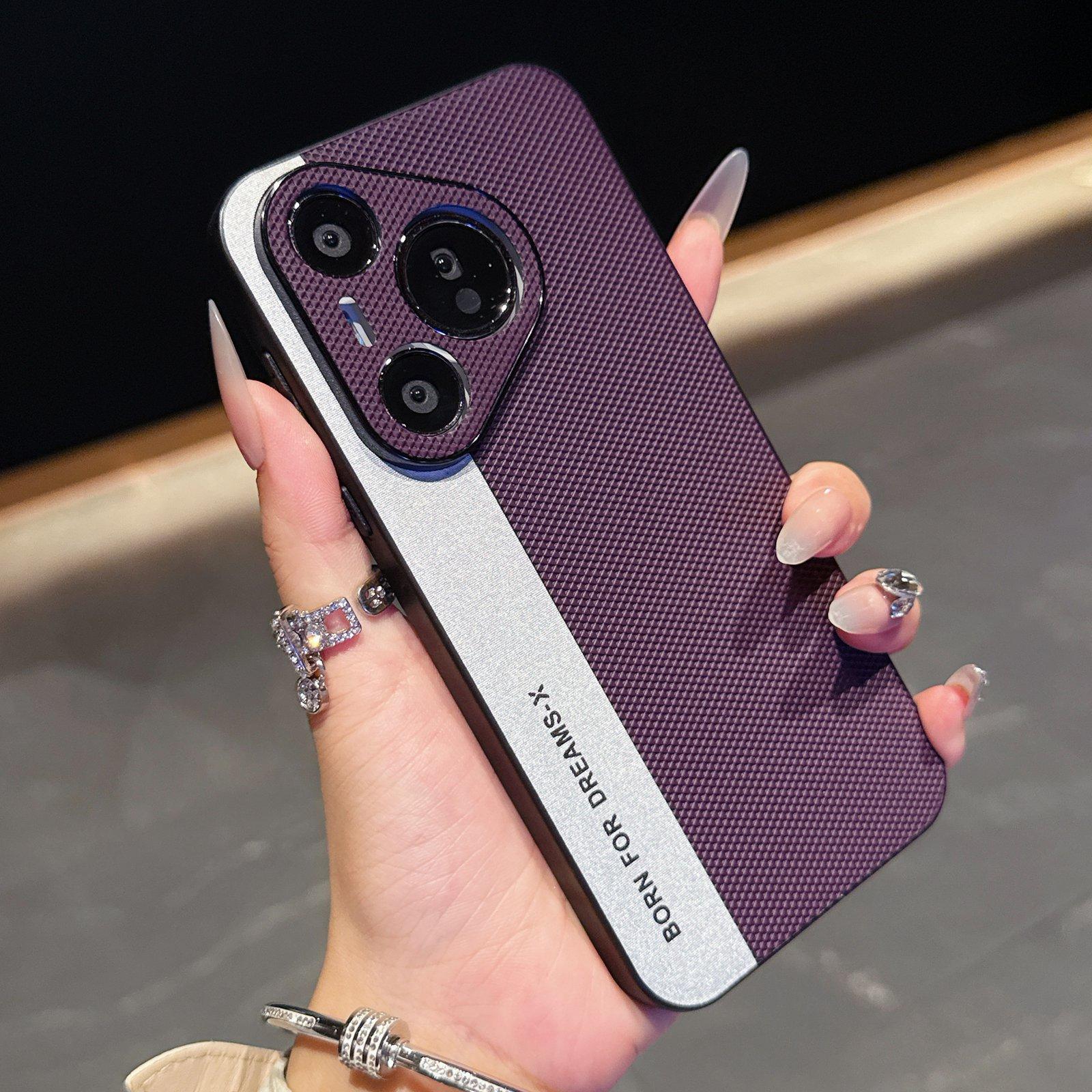 

Splicing Color Matte For Magsafe Magnet Case For Huawei Pura 80 70 P60 Mate 70 60 50 Pro Plus Triangle Pattern Shockproof Cover Huawei Mate 50 Pro