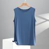Herren Schnelltrocknendes Modal Eis-Seide Ärmelloses Tanktop für Sommer-Fitness