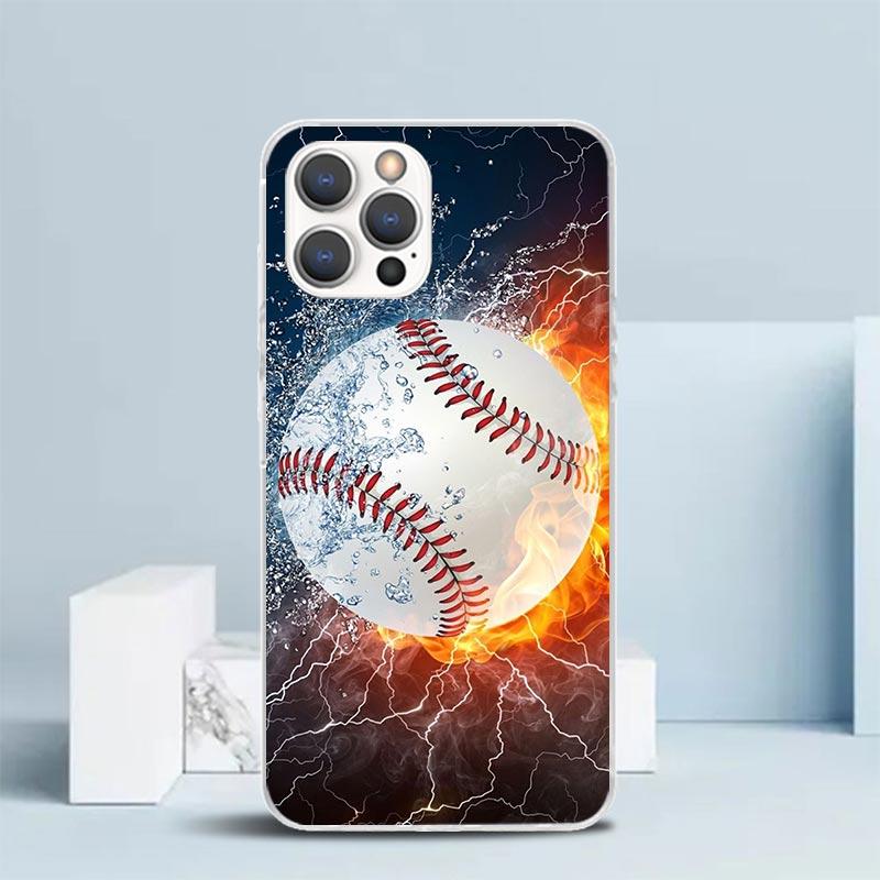 

Baseball Sport Phone Case For IPhone 16 17 Air 16E 15 14 Plus 13 Mini 12 11 Pro Max 7 8 + SE 2020 Soft TPU Back Cover 16 17 Air iPhone 17 Air
