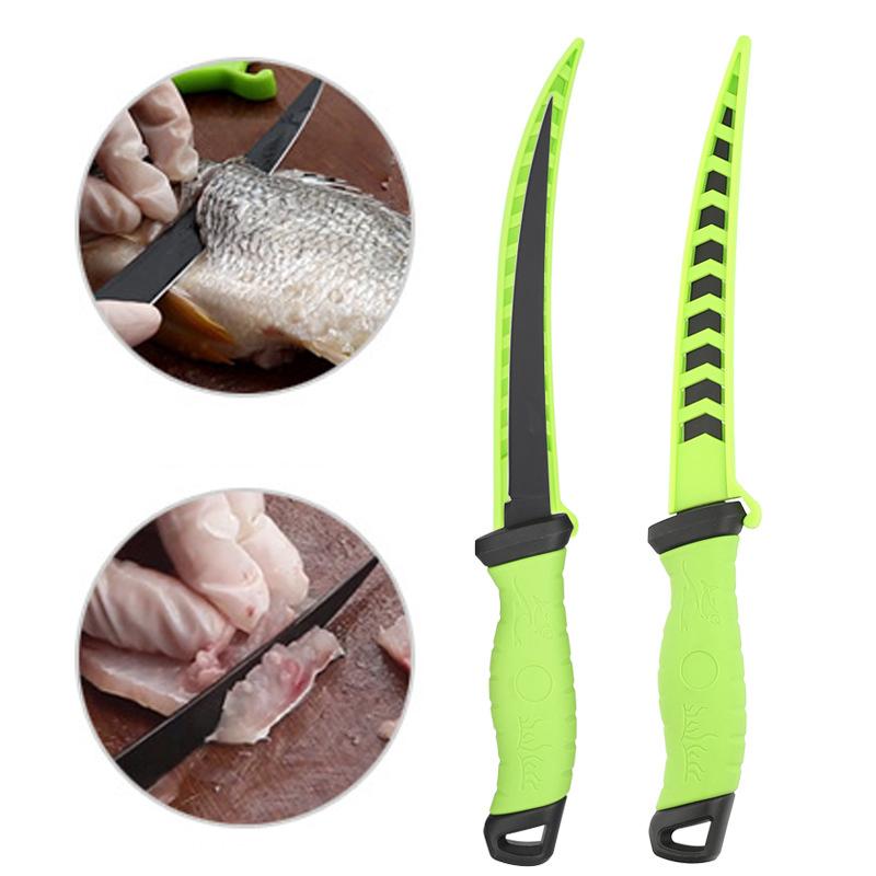6inch Fishing Knife Cleaver Butcher Kitchen Knives Fillet Boning Knife Stainless Steel Fishes Slicing Fruit Vegetable Cutter