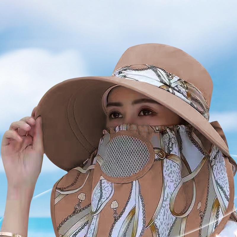 

Fashionable Summer Sun Hat One Piece Hat Outdoor Sun Hat Large Brim Sun Hat хакі