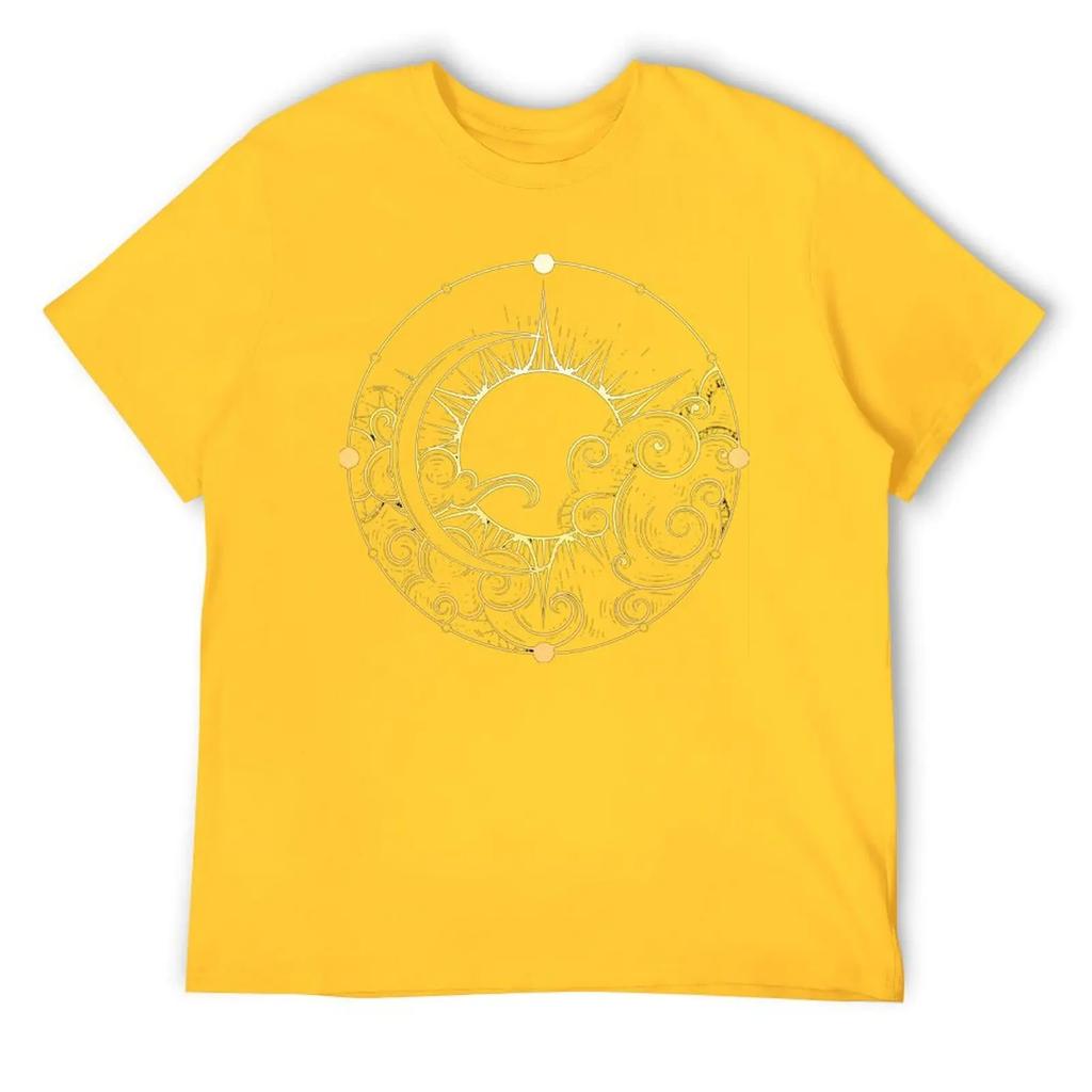 Fresh Sun And Moon For Sale T-shirt  Movement Tees Graphic Cool Humor Graphic Leisure Eur Size