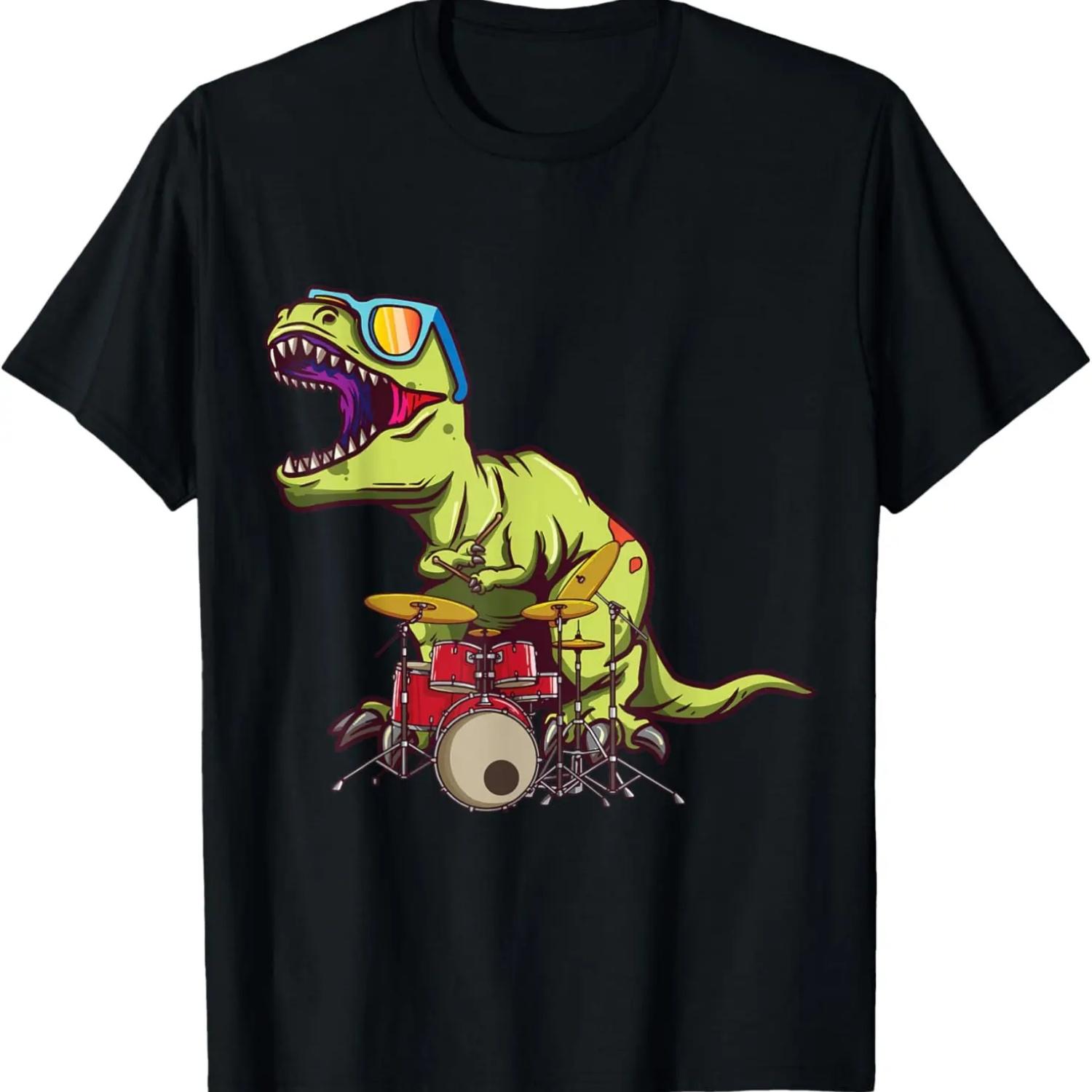 

Drummer Band Drumset Retro Vintage Percussion Drum Set T-Shirt XXXXXL чорний