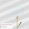 Thickened Xuan Paper Fan Surface Circular Fan Double-Sided Blank Paper Fan Painting Heart Card Paper DIY Kids Handmade Fan Painting Brush