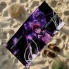 Anime S-Serial E-Experiments Lain Towel Soft Lightweight Anti-Sand Large Beach Towel Quick-Drying Bath Sports Family