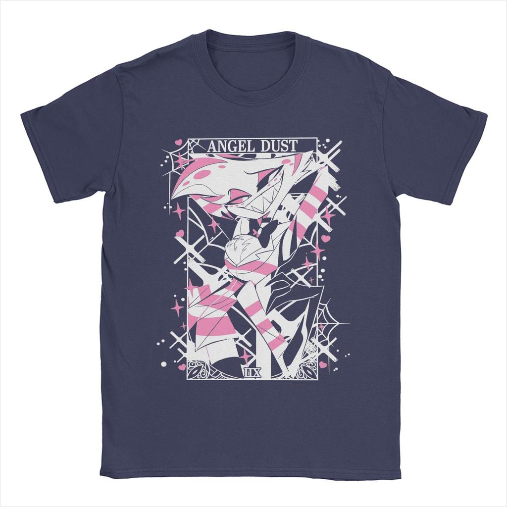 Cool Angel Dust Hazbined Hoteled T-Shirts Men Crewneck 100% Cotton T Shirt Short Sleeve Tees Gift Clothes