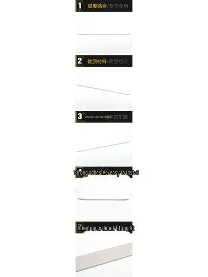 Haima V70 Stainless Steel Rear Trunk Anti-Scratch Tailgate Trim