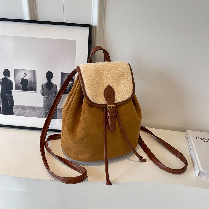 2023 Large Capacity Versatile Backpack Handbag - AutumnWinter Casual Bucket Bag for Travel Standard 2584₽