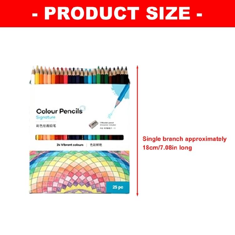 Professional Wooden Drawing Pencils Oil Based Colored Pencils for Kid Adult Coloring Book Doodling Drawing Sketching