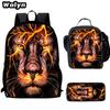 Lion King Schoolbag High Definition Printing Multi-Function Cross-Border Burden Reduction Large Capacity Backpack