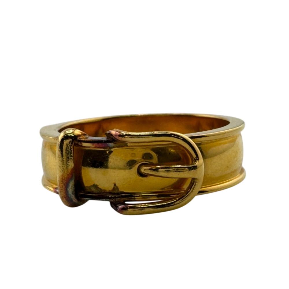 HERMES gold Bouclesellier Belt Motif Ring gold gold Women Used
