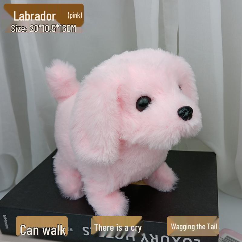 Plush Electric Walking & Barking Teddy Dog Simulation Toy for Children