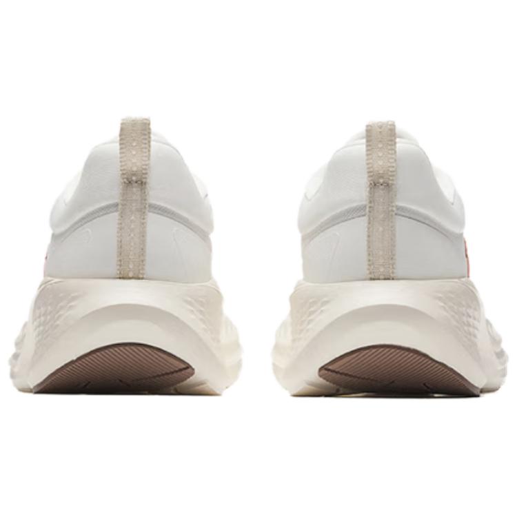 Anta Cloudway Einfach Bequem Stoßdämpfung Rutschfest Wasserdicht Low-Top Freizeitlaufschuhe Damen Sneaker Papierweiß 122545519-5
