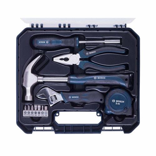[.co.jp Exclusive] Bosch 12-Piece Tool Set with Storage Case [For Home Use: Ideal for New Homes, DIY Projects, and More]