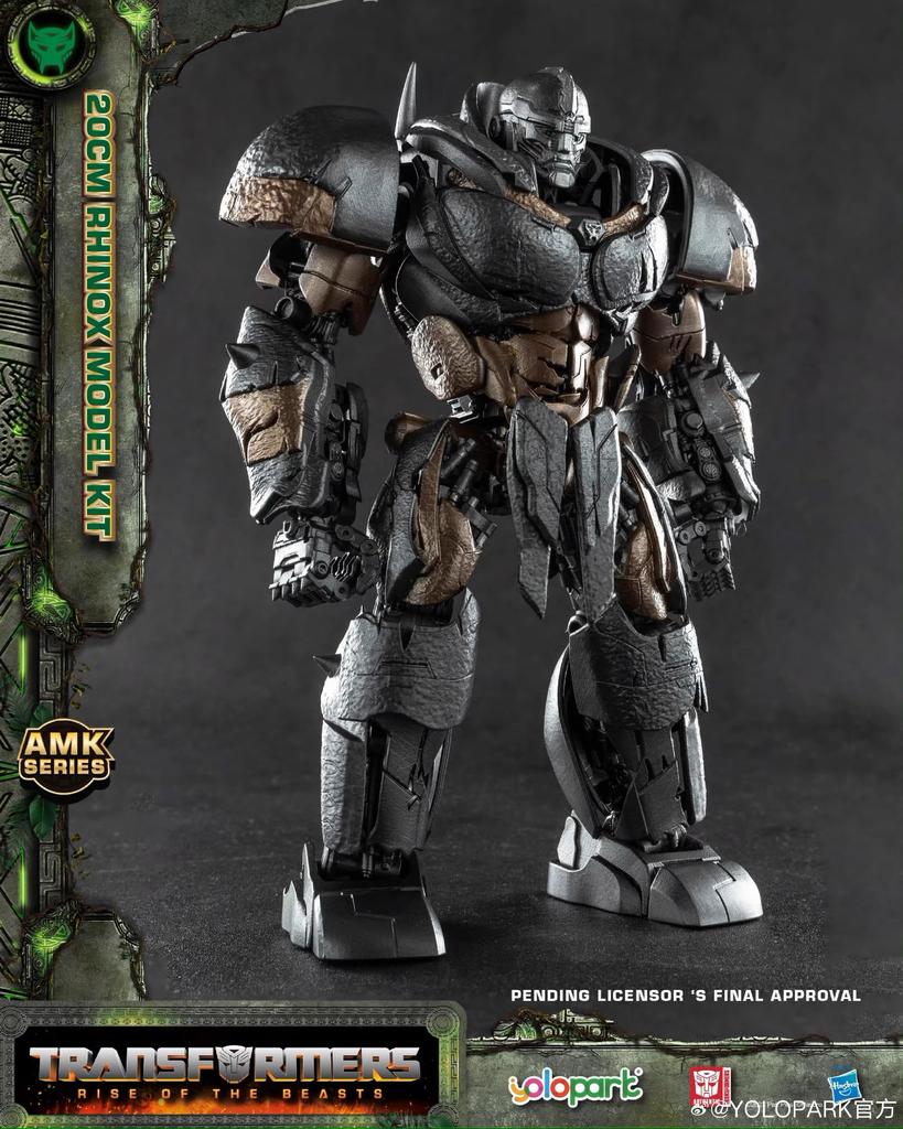 Box damaged YOLOPARK AMP Series RHINOX Rhinox Height 20cm Easy Assembly Plastic Model SOSKILL Transformers [ToyBase]
