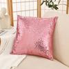 Sequin Pillow Case Shiny Sparkling Throw Pillow Cover Gold/Silver/Red Decorative Pillowcase for Couch Bed Sofa Party