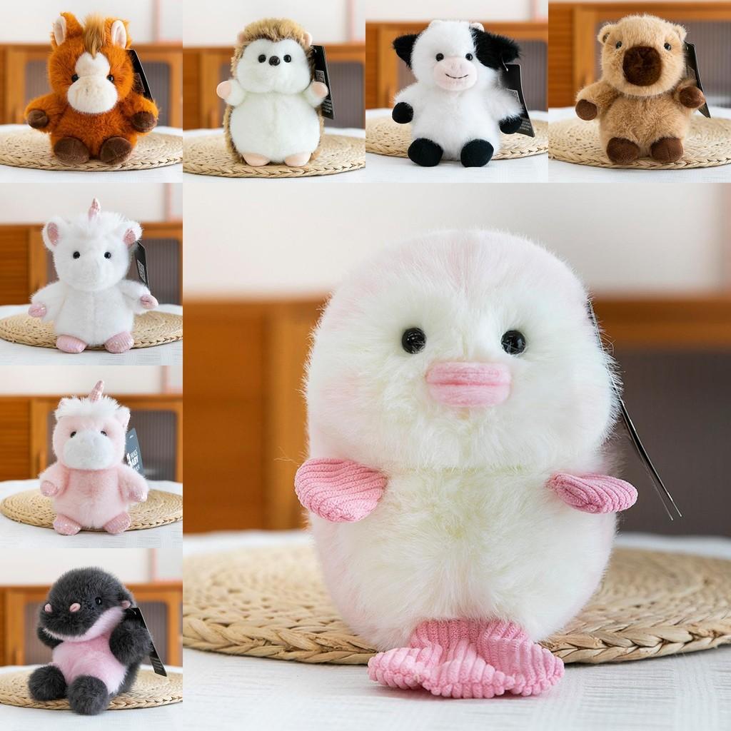 Plush Animal Stress Toy With Pp Cotton Filling For Office Desk Decor And Relaxation