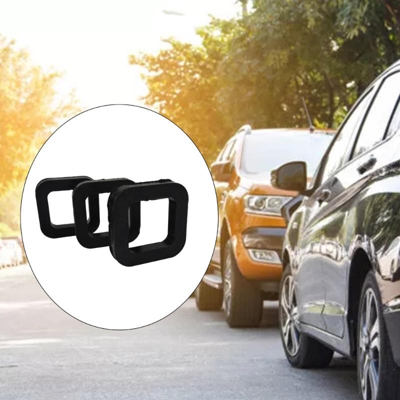 3Pcs/6Pcs Rubber Cushion Hitch Receiver Pad Reduce Rattle Eliminate Noise for 2In Mounts Provide Cushion