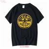 Heißer Verkauf Bestseller Sun Records Logo T-Shirt Vintage Mode Vielseitig Dehnbar Grafik Streetwear Vintage