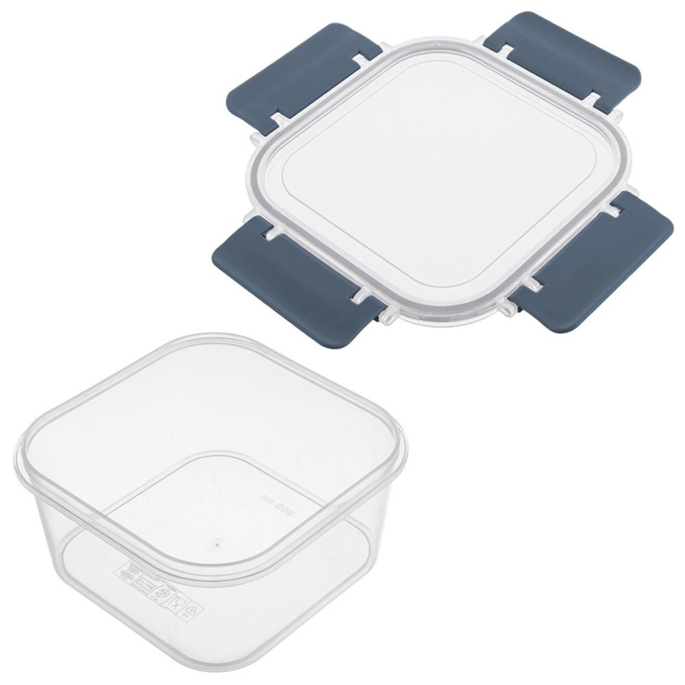 4x Pojemnik Kuchenny Hermetyczny do Żywności z Uszczelką Zestaw Pojemników