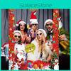 Decor Scene Christmas Paper Photo Frame Prop For Kids Adults Pictures Holiday