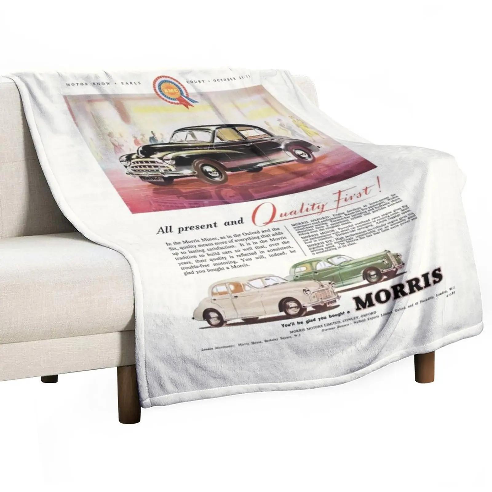 MORRIS MINOR / MORRIS OXFORD / MORRIS SIX Throw Blanket wednesday Fluffy Blankets Large Beach Blanket Flannels Blanket 30x40in