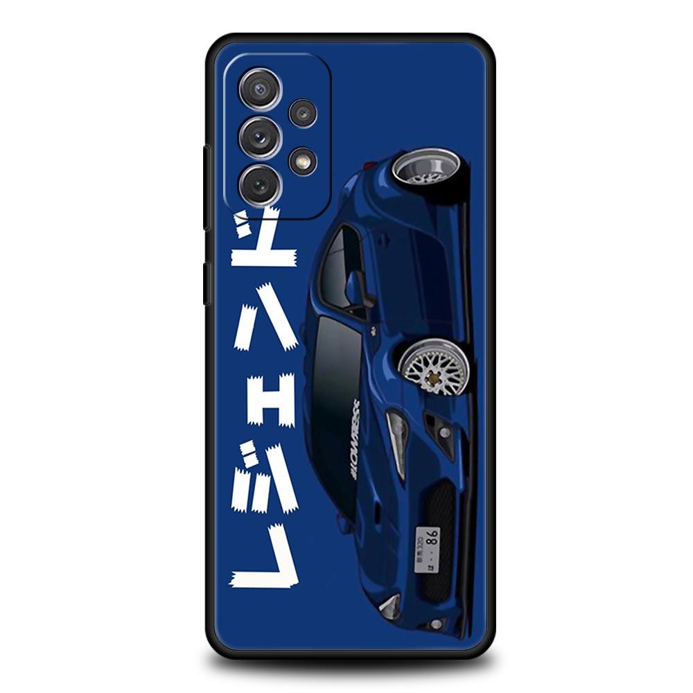 JDM Tokyo Drift Sports Car Phone Case For Samsung A51 A71 A21S A12 A11 A31 A41 A01 A03s A52 A32 A22 A13 A23 A33 A53 A73 5G Cover