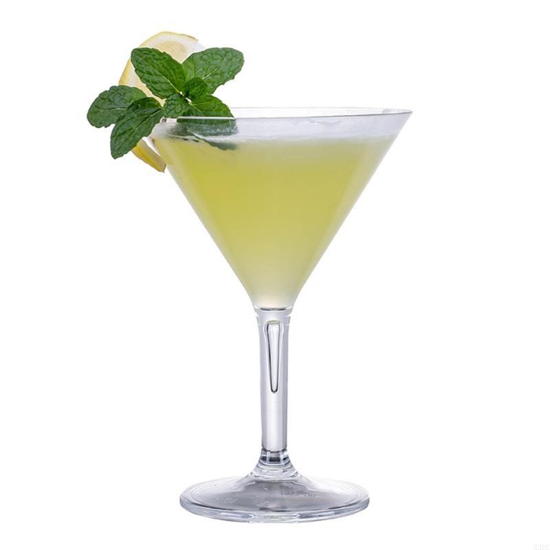 Cocktails Cups Party Cups Martinis Cup Acrylic Materials Clear Cocktails Cups Wine Cups Martinis Cups for Kitchen X3UC