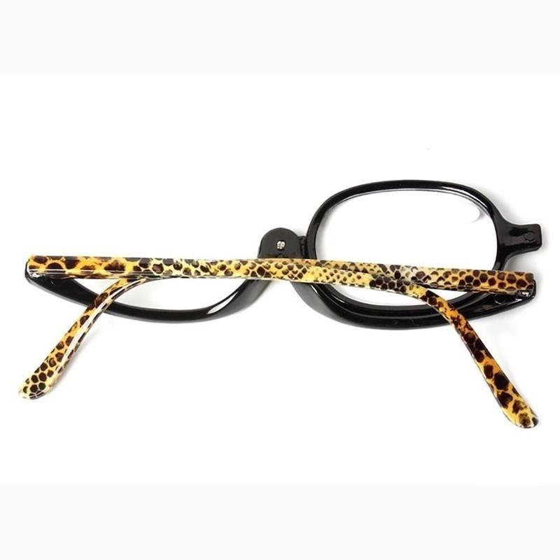 180° drehbare Damen-Make-up-Lesebrille, faltbare Brille, kosmetische Lupe