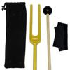 528Hz Tuning Fork Set Reliever Stress Portable Ear Cleaner and Vibration Tool Ergonomic with Storage Bag