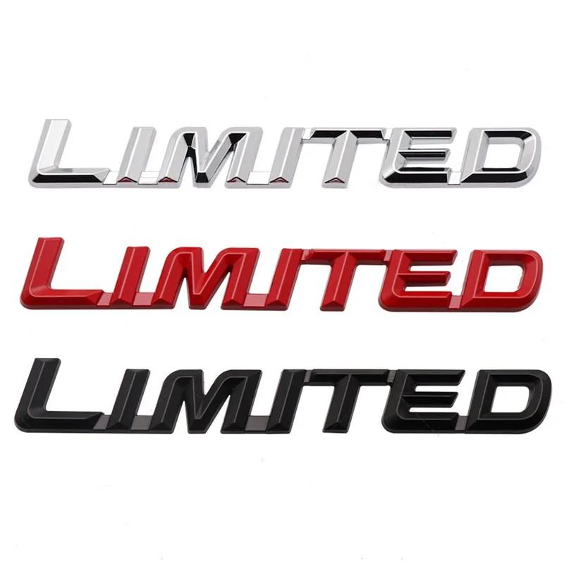 Metal 3D limited logo badge, car bumper badge suitcase sticker for Jeep Compass Wrangler Renegade Patriot Grand Cherokee stickers