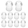 10 Pcs Air Tube Earphone Earplugs Soft Replacement Silicone Earplugs for Walkie Talkie Headset