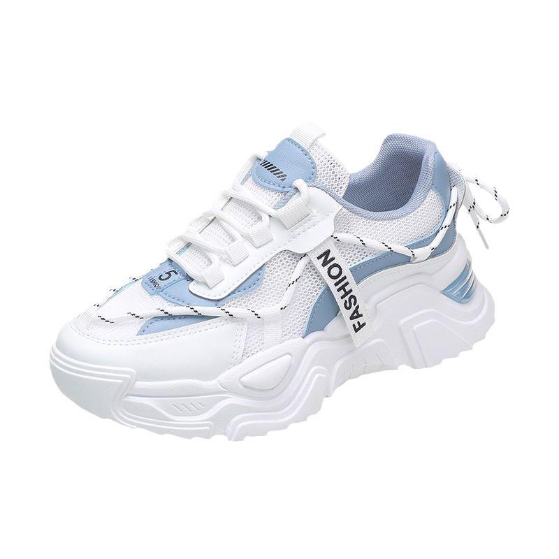 Mesh Autumn Breathable Dad Shoes Women's Ins Versatile Spring and Autumn New Student Leisure Sports Running Shoes