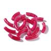 10 Stück/Los 10*33mm Gebogenes Rohrperlen Acryl Gebogene Röhrenperlen für DIY Armband Halskette Anhänger Schmuckherstellung Zubehör
