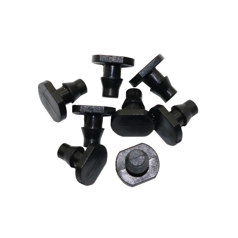

50pcs 4mm Irrigation End Plug Garden Irrigation System 1/4 In Hose Closure 4 / 7mm Plug Gardening Tool Accessories 1/4