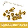 12pcs Bicycle Disc Brake Rotor Torx Bolts T25 M5x10mm Stainless Steel MTB Road Mountain Bike Fixing Screws Cycling Accessory